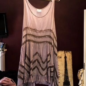 Free People Lilac Trapeze dress